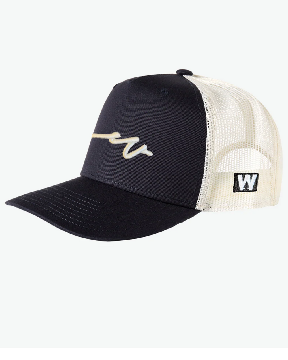 Sketchy Dub Solid Trucker - White Branding