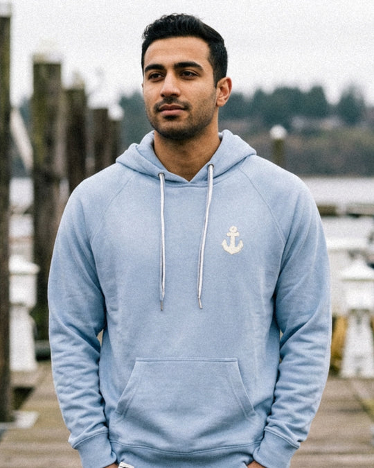 Chenille Light Hoodie Anchor