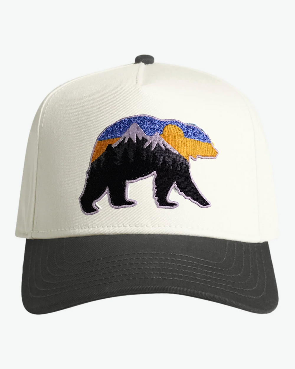 At The Mountains Two-Tone Curved Cap — Weathered Sailor