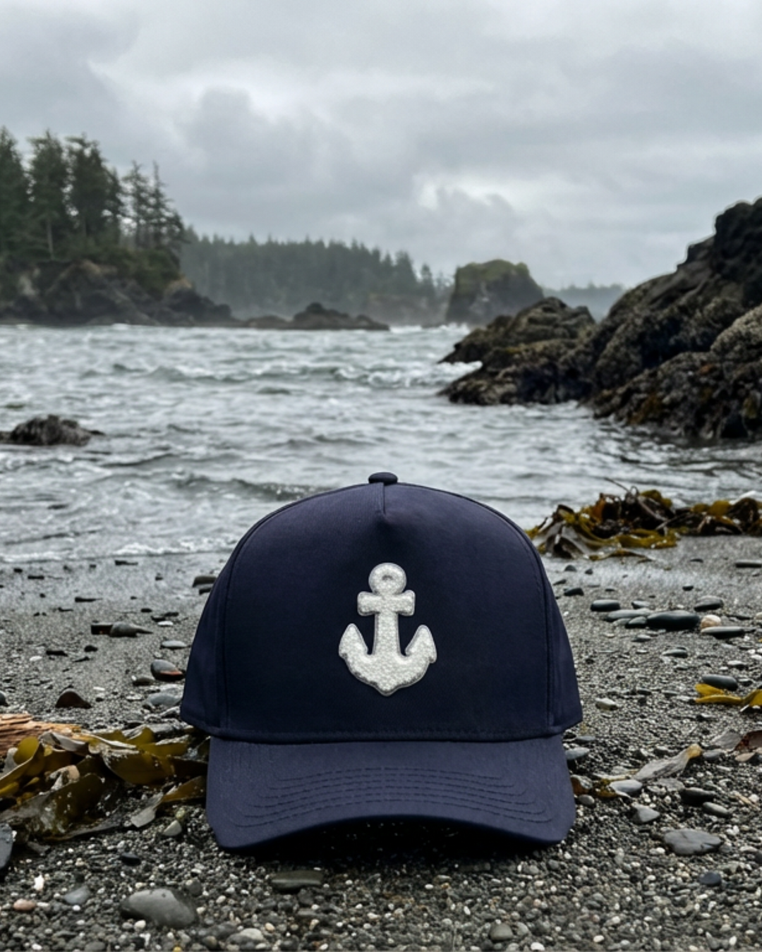 Anchor Nylon Curved Bill Cap