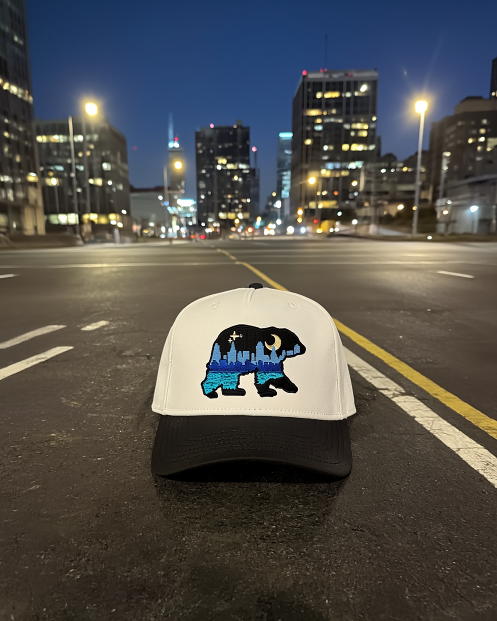 At The City Two-Tone Curved Cap — Weathered Sailor