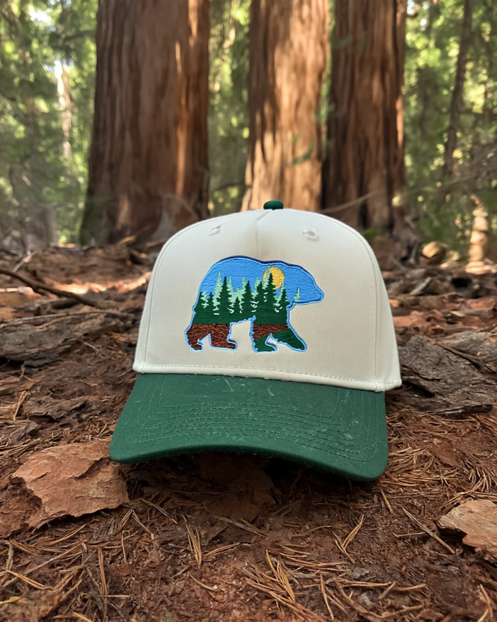 At The Woods Two-Tone Curved Cap — Weathered Sailor