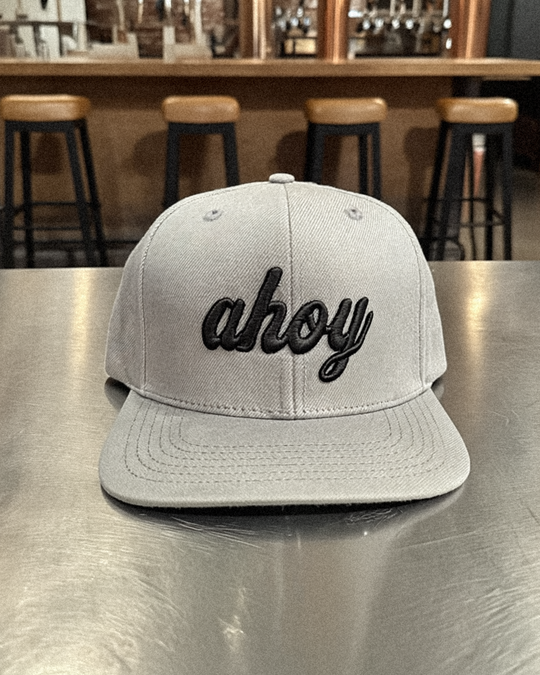 Ahoy Black Puff Flat Bill