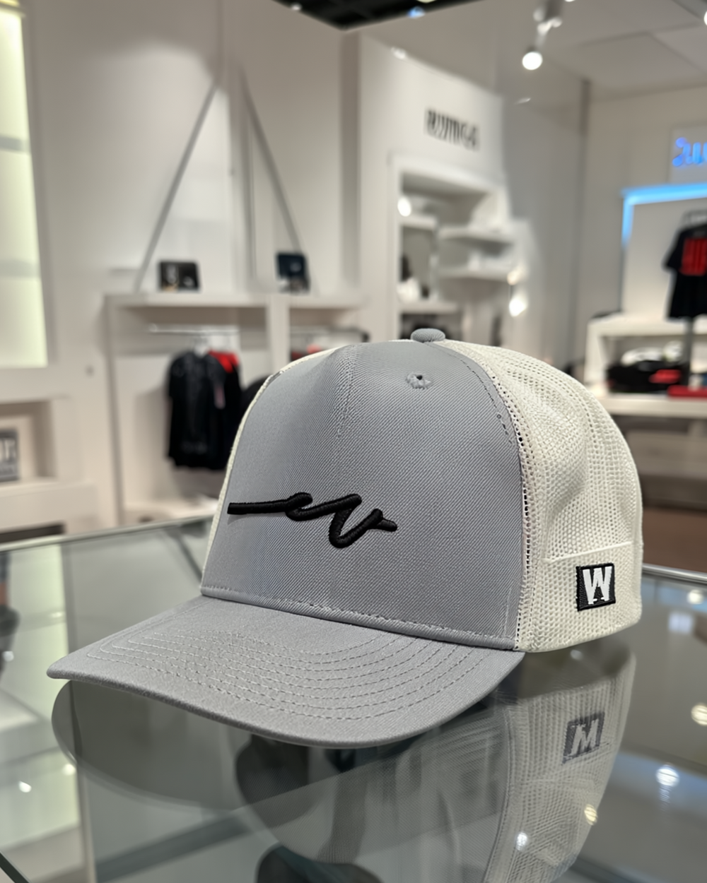 Sketchy Dub Trucker - Smoke / Ecru — Weathered Sailor