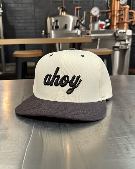 Ahoy Black Puff Flat Bill