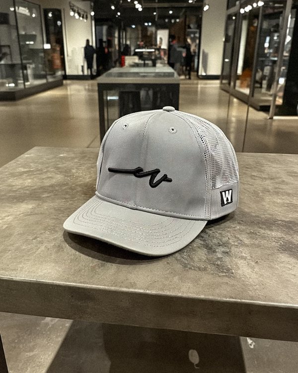 Sketchy Dub Solid Trucker - Black Branding — Weathered Sailor