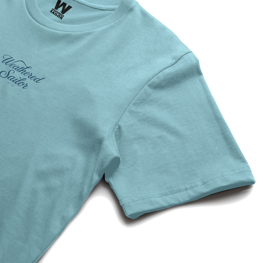 Pulse Script Tee, transparent background