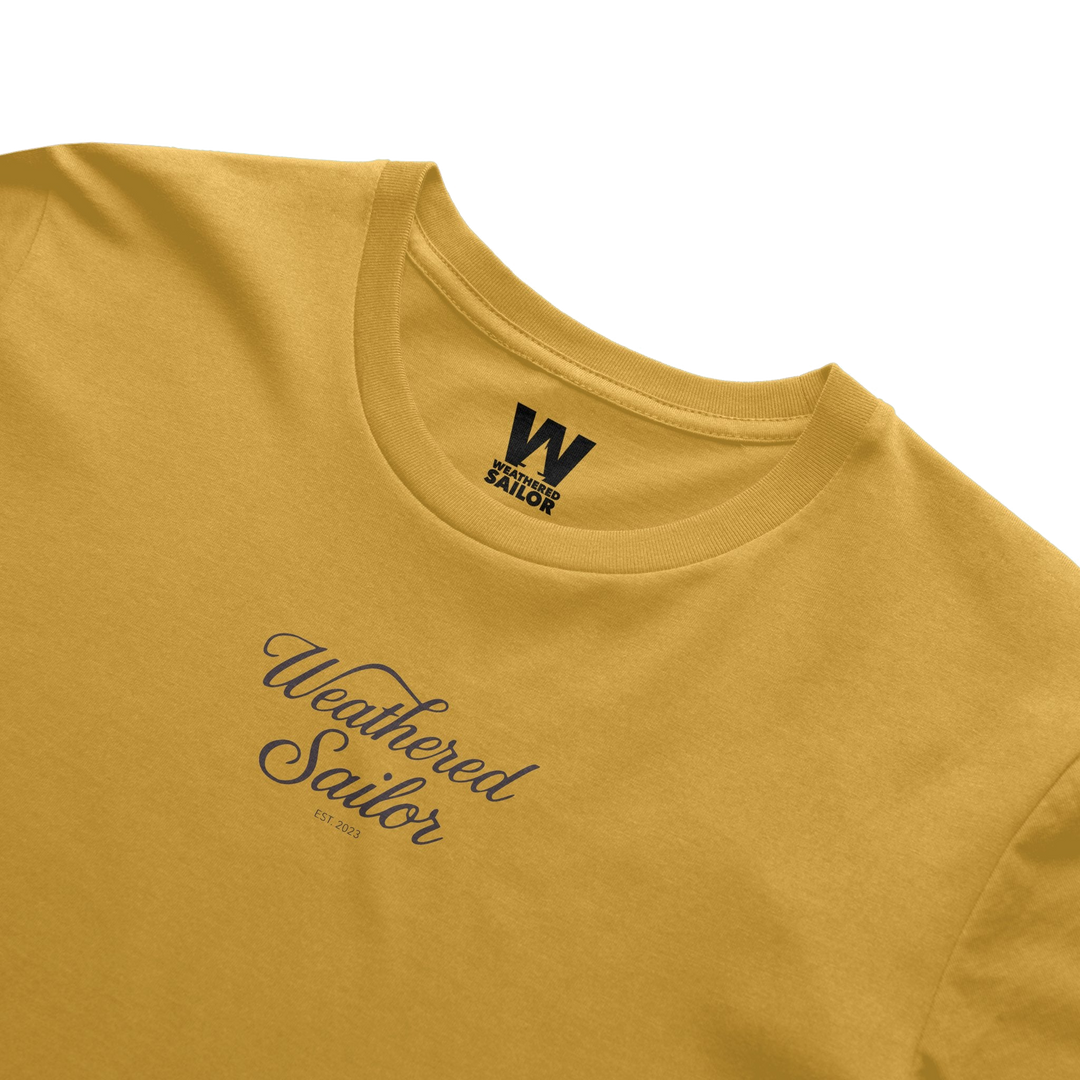 Rebirth Script Tee, transparent background