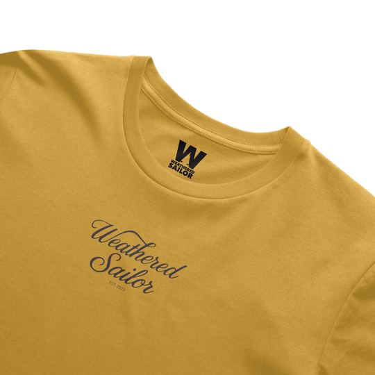 Rebirth Script Tee, transparent background