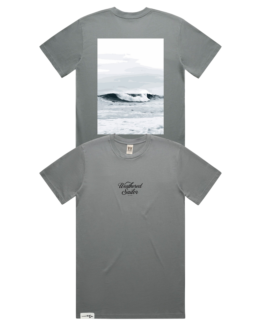 Resilience Script Tee, transparent background