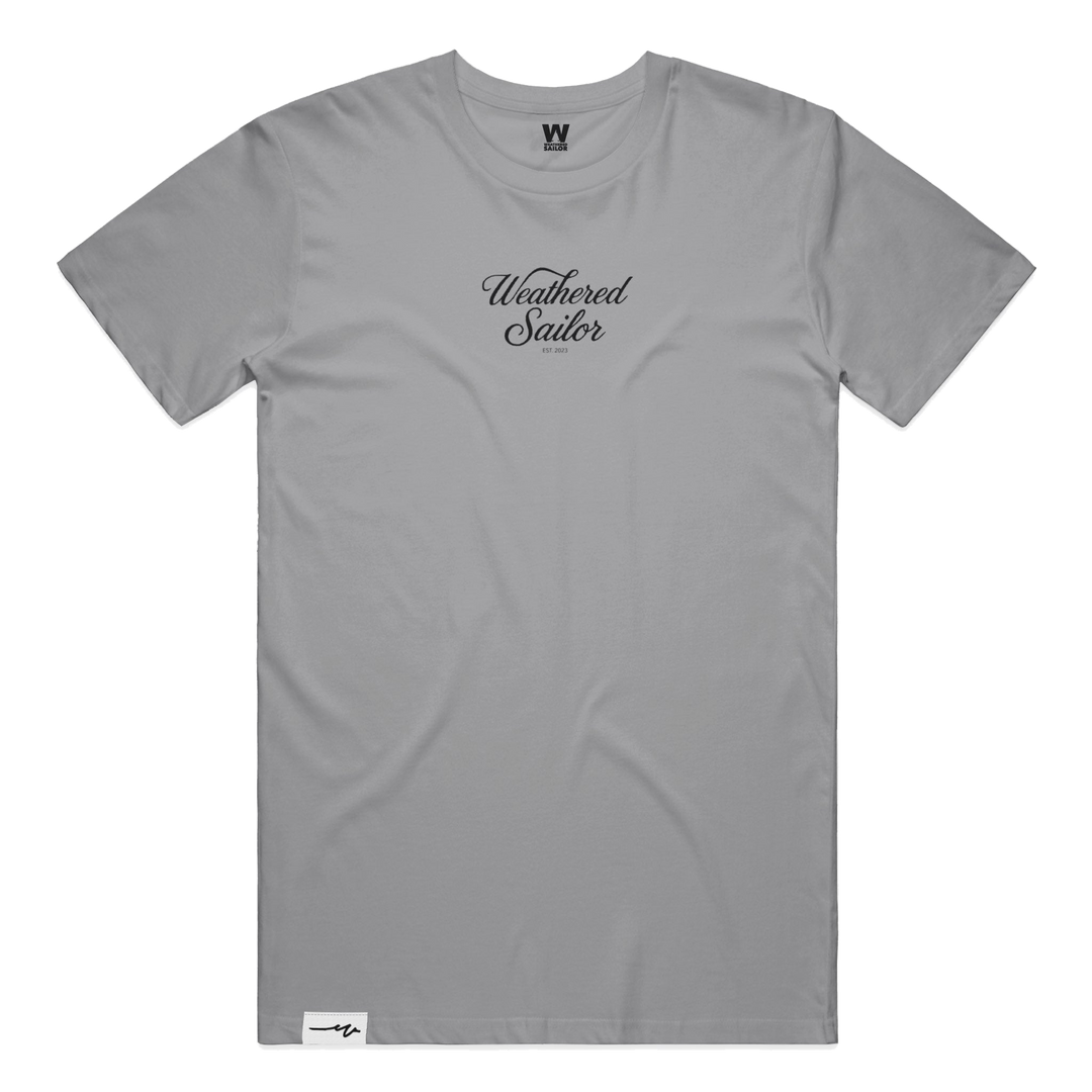 Resilience Script Tee, transparent background