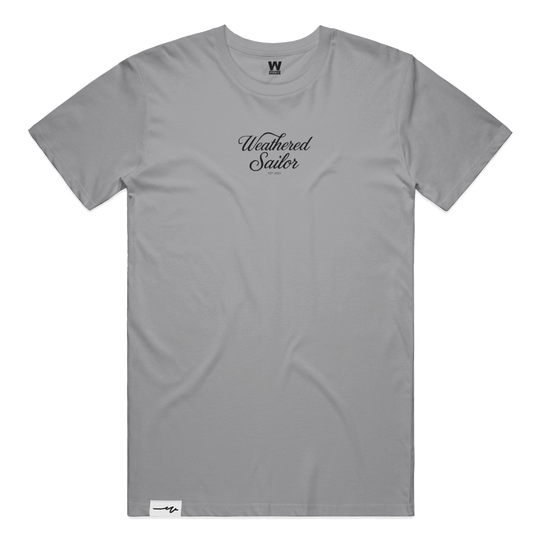 Resilience Script Tee, transparent background