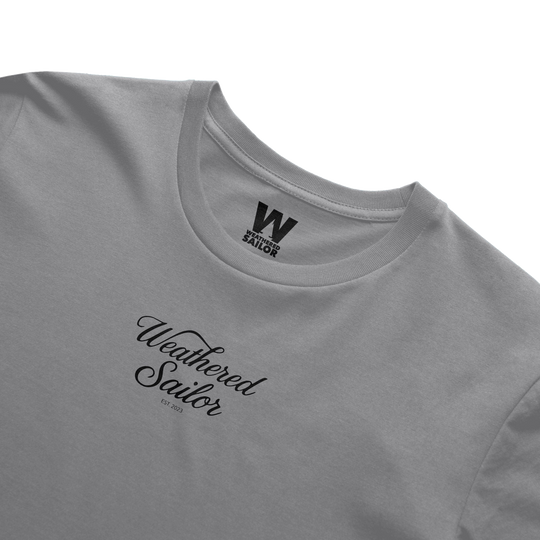Resilience Script Tee, transparent background