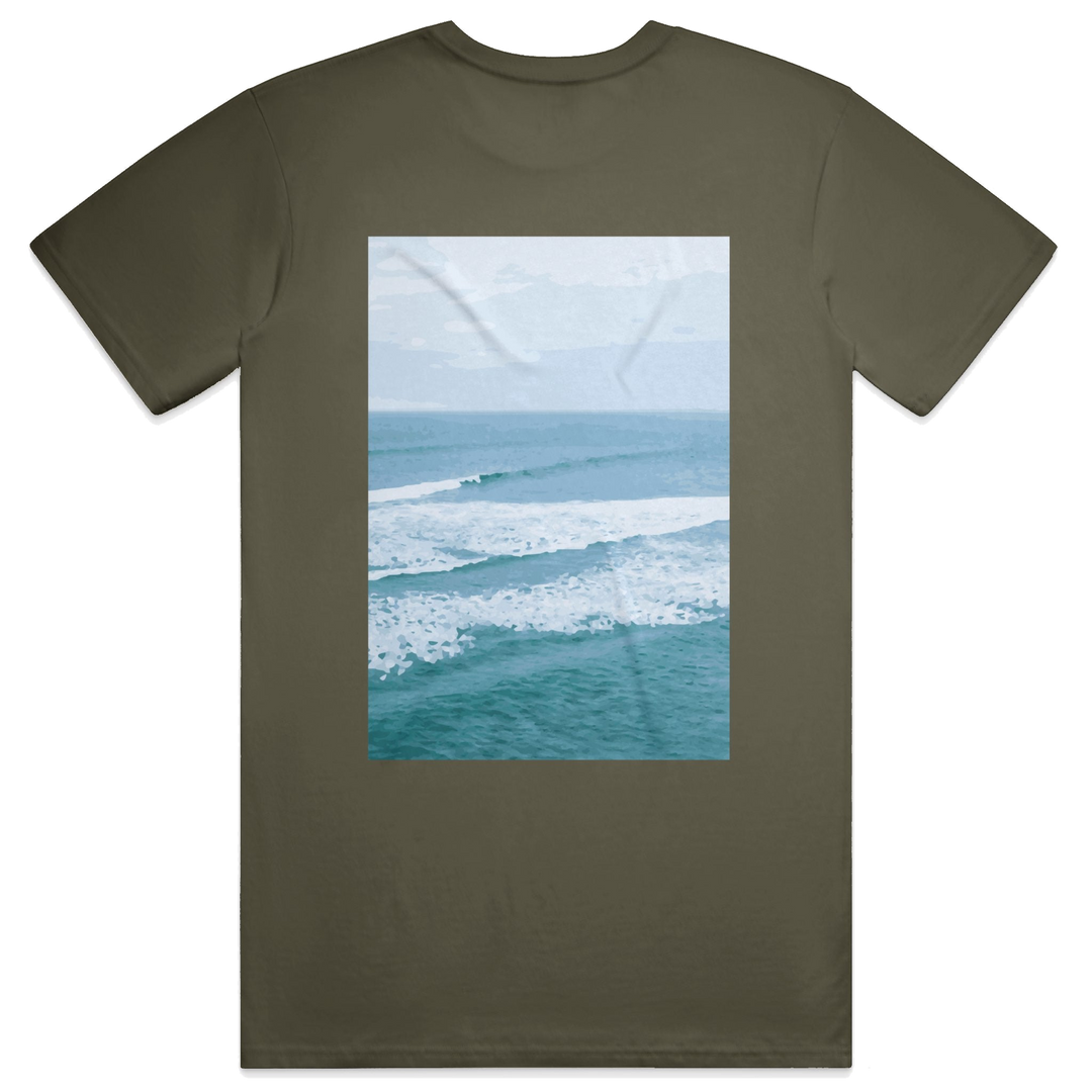 Rhythm Script Tee, transparent background