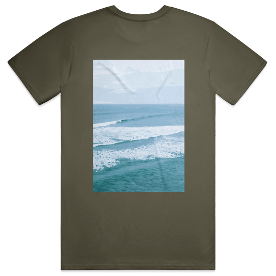 Rhythm Script Tee, transparent background