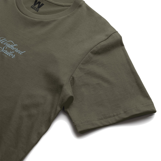 Rhythm Script Tee, transparent background