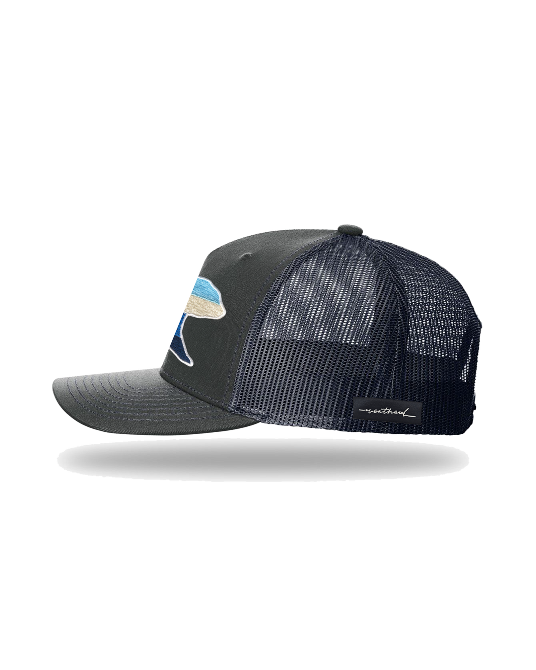 Richardson Five Panel Trucker Cap 6, transparent background