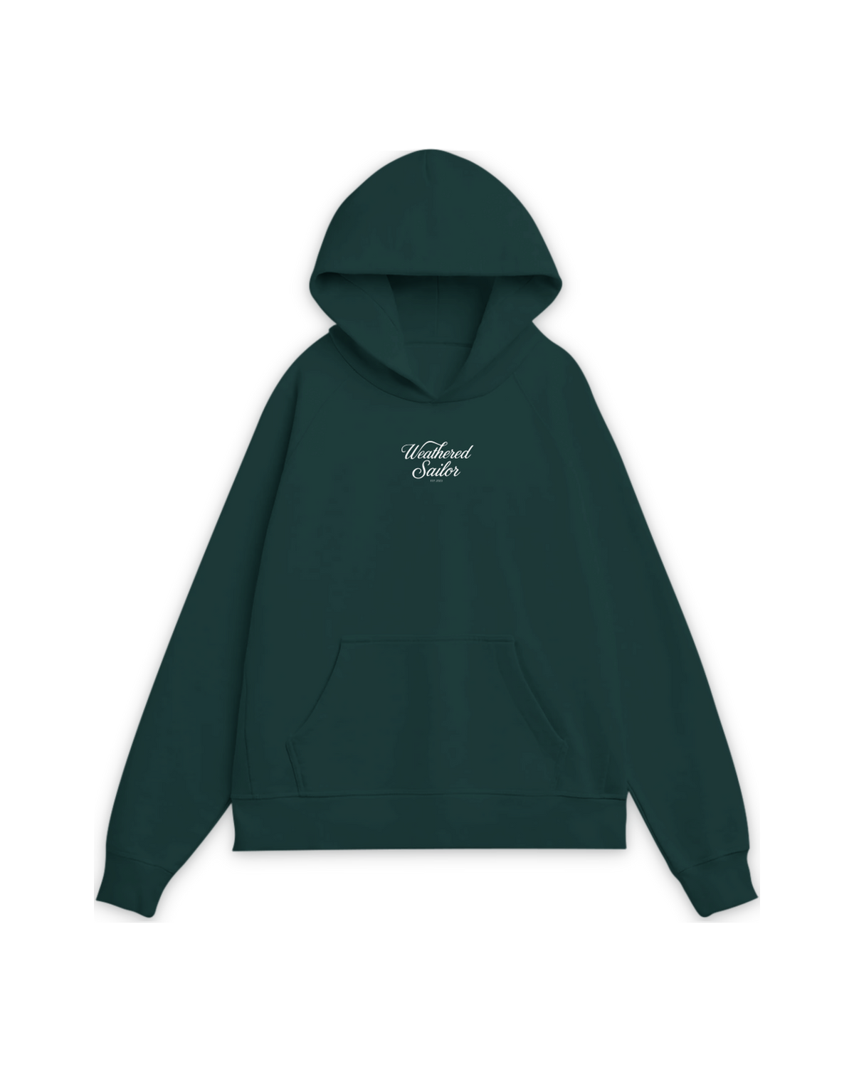 Script Heavyweight Raglan French Terry Hood — float