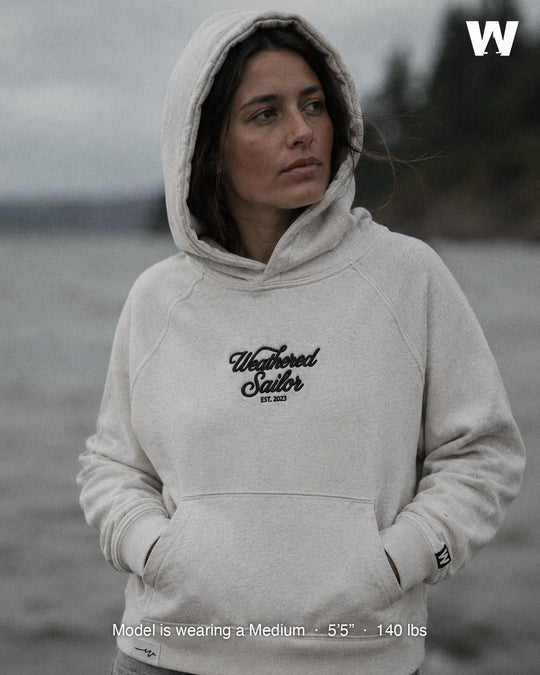 Script Heavyweight Organic Raglan French Terry Hood
