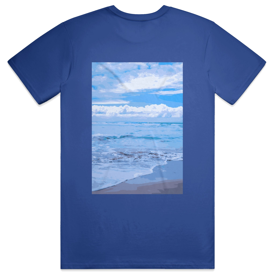 Shore Script Tee, transparent background