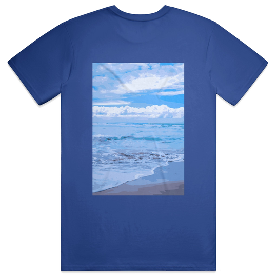 Shore Script Tee, transparent background