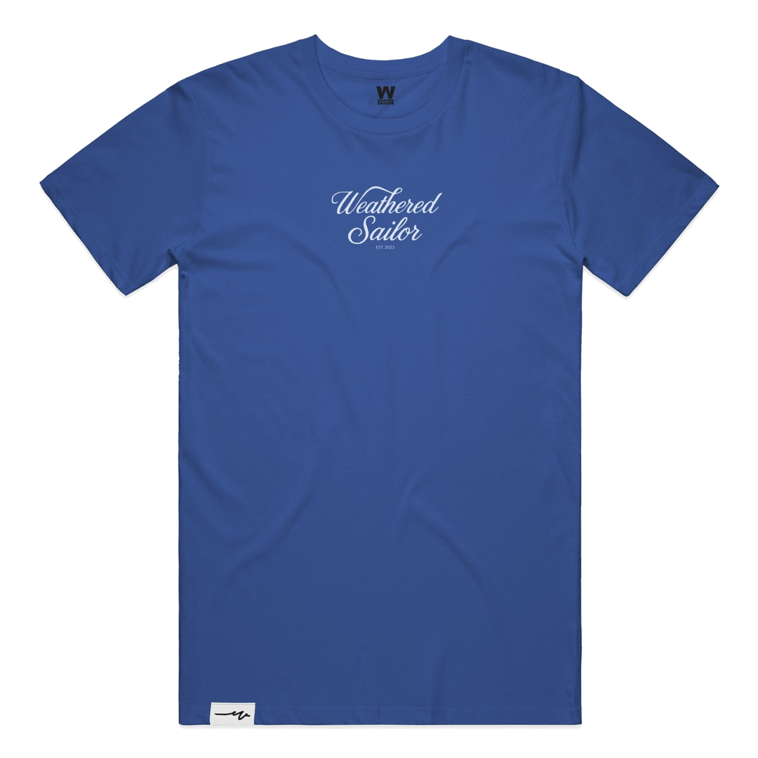 Shore Script Tee, transparent background