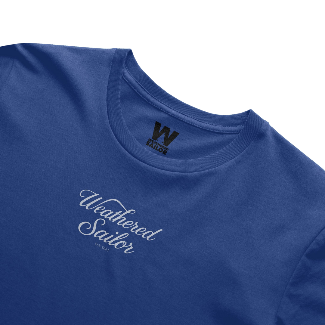 Shore Script Tee, transparent background