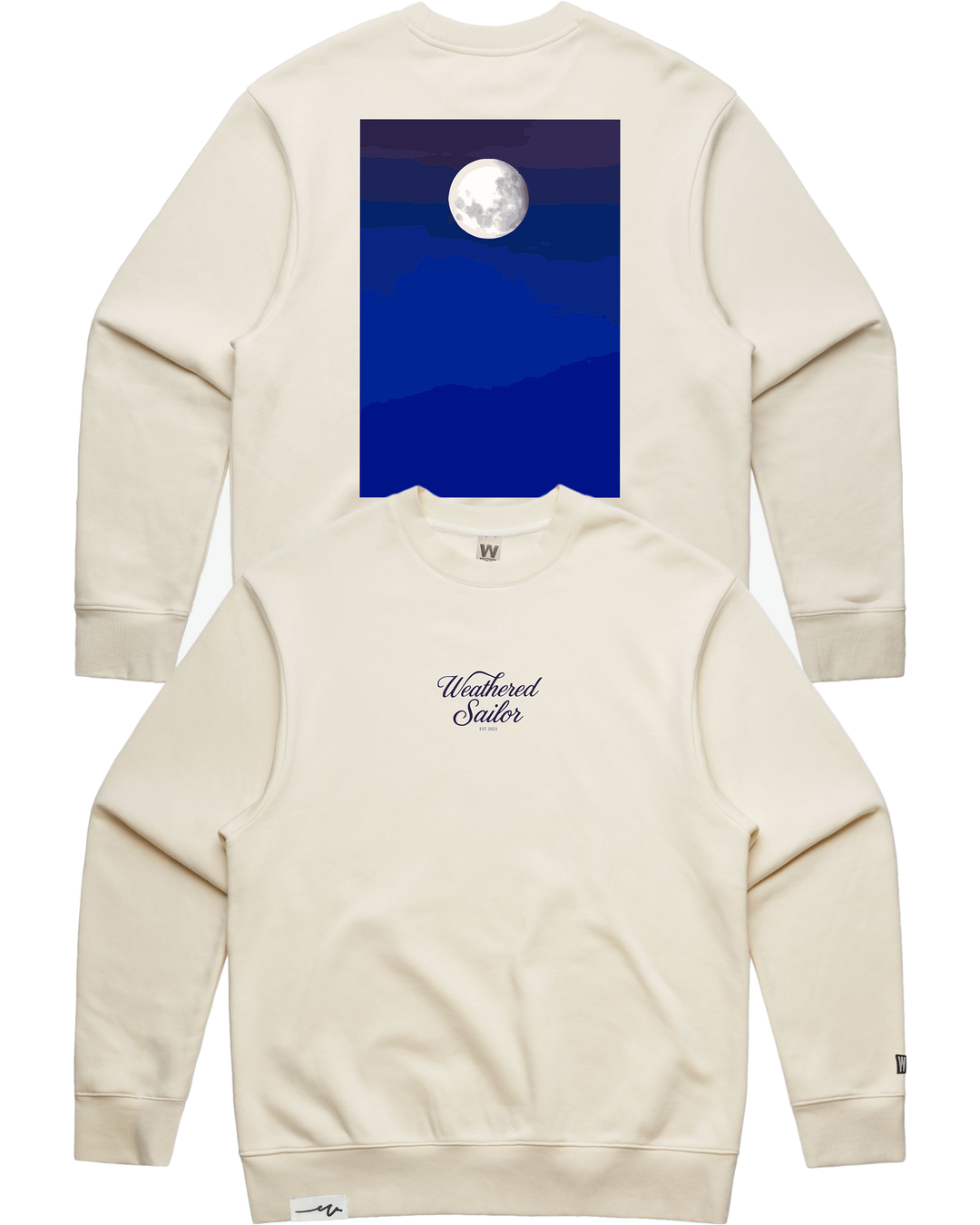 Silent Script Heavy Crew, transparent background