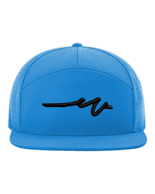 Sketchy Dub 7 Panel Wick Hat, transparent background
