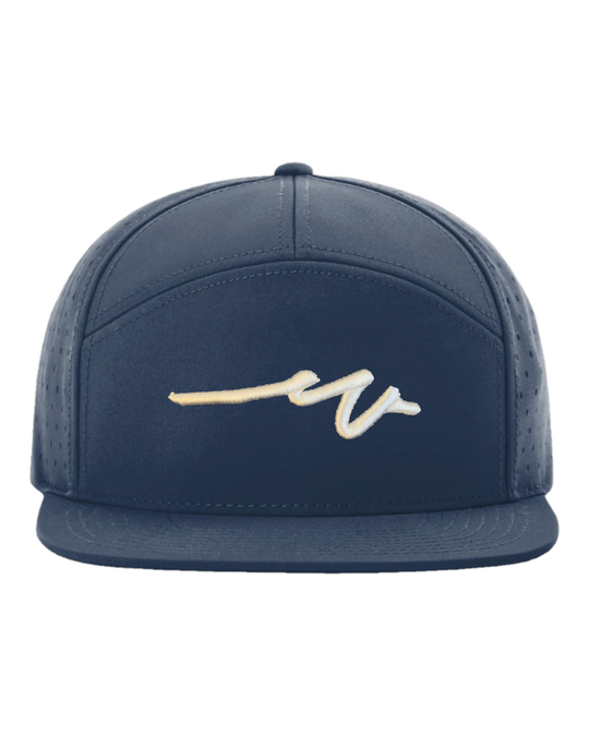 Sketchy Dub 7 Panel Wick Hat, transparent background