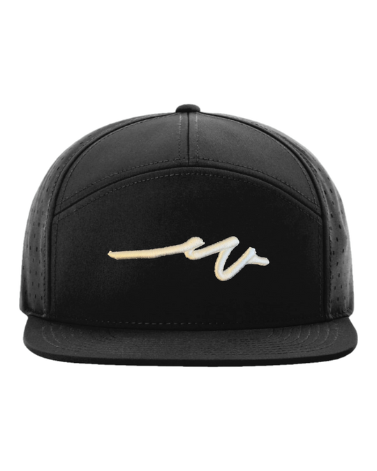 Sketchy Dub 7 Panel Wick Hat, transparent background