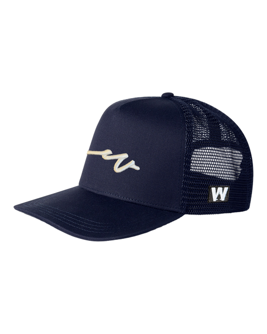 Sketchy Dub Solid Trucker, transparent background