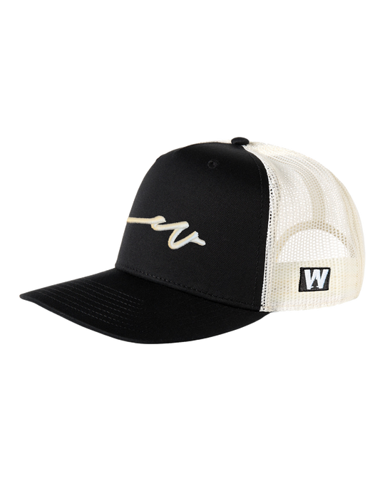 Sketchy Dub Trucker, transparent background