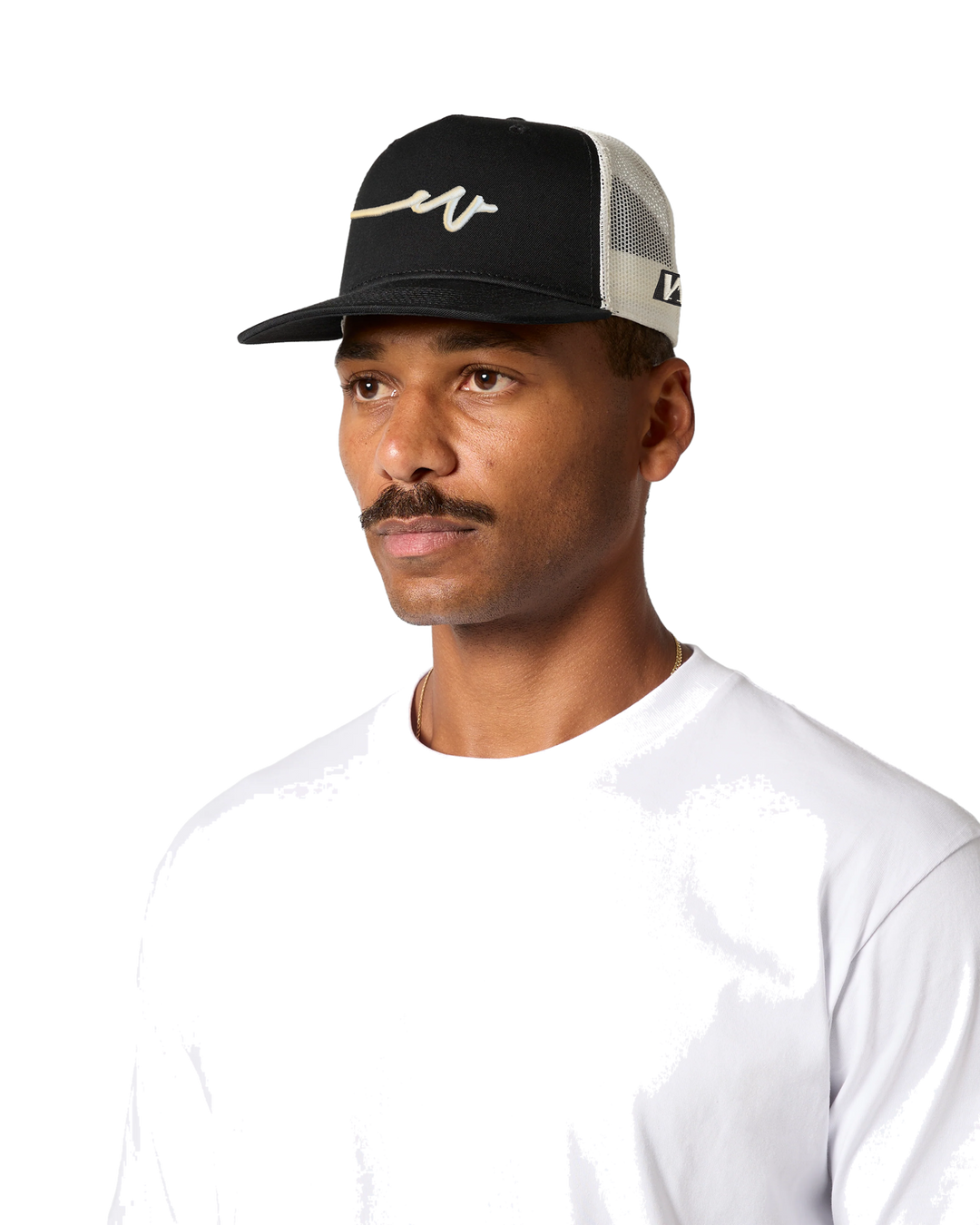 Sketchy Dub Trucker, transparent background