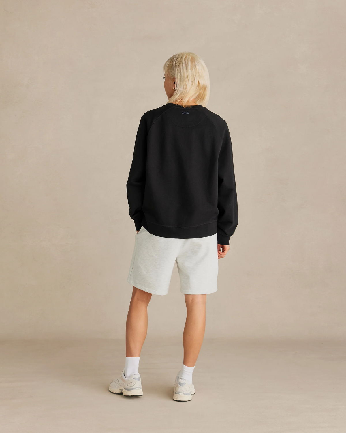 Sketchy Weathered Raglan Terry Crew