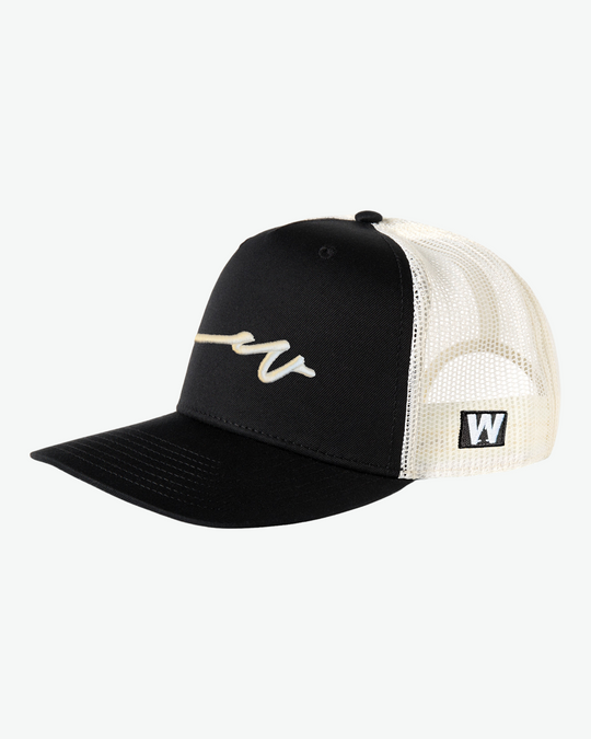 Sketchy Dub Trucker - Black / Ecru