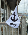 Anchor Up Ahoy Flag
