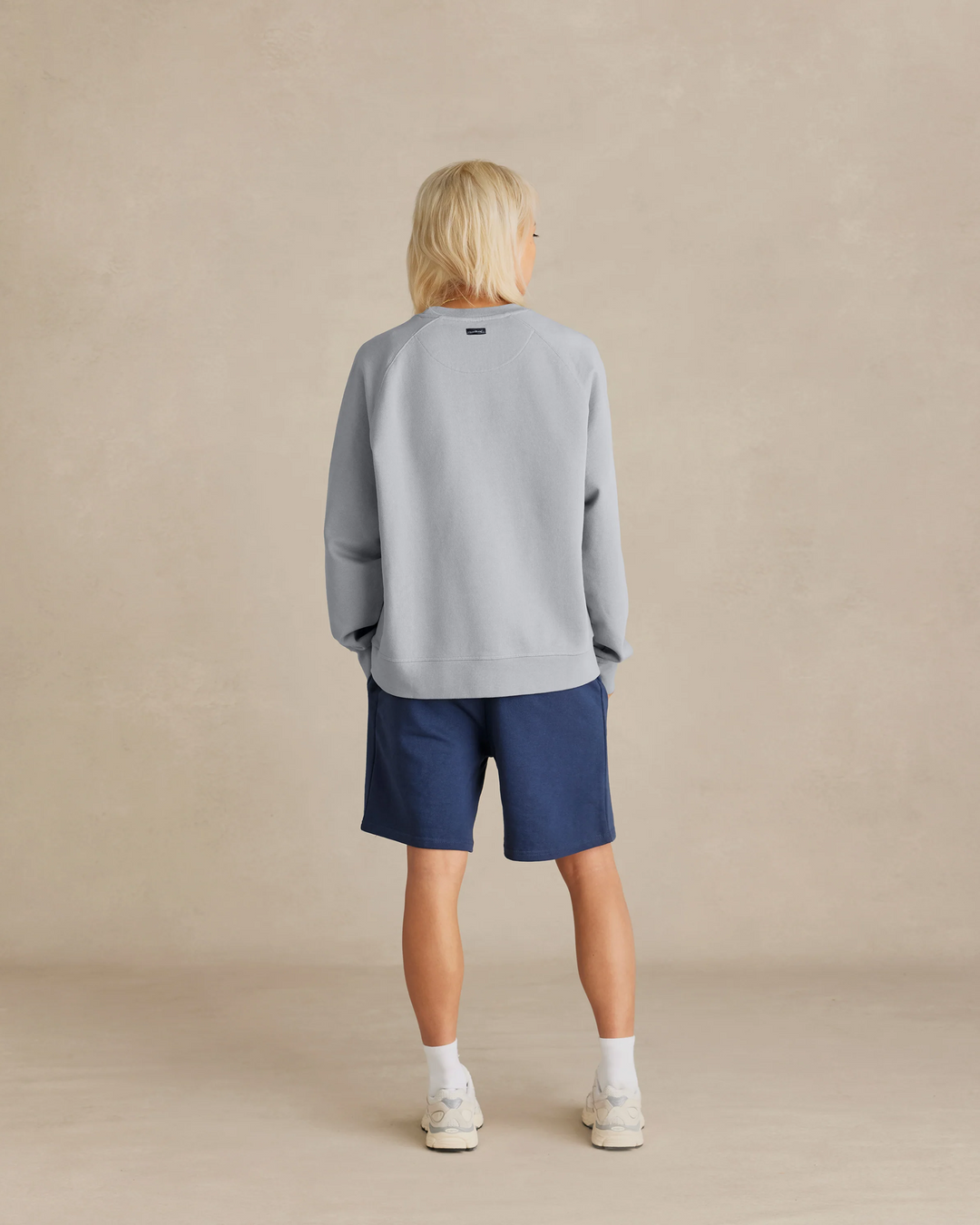 Sketchy Weathered Organic Raglan Terry Crew