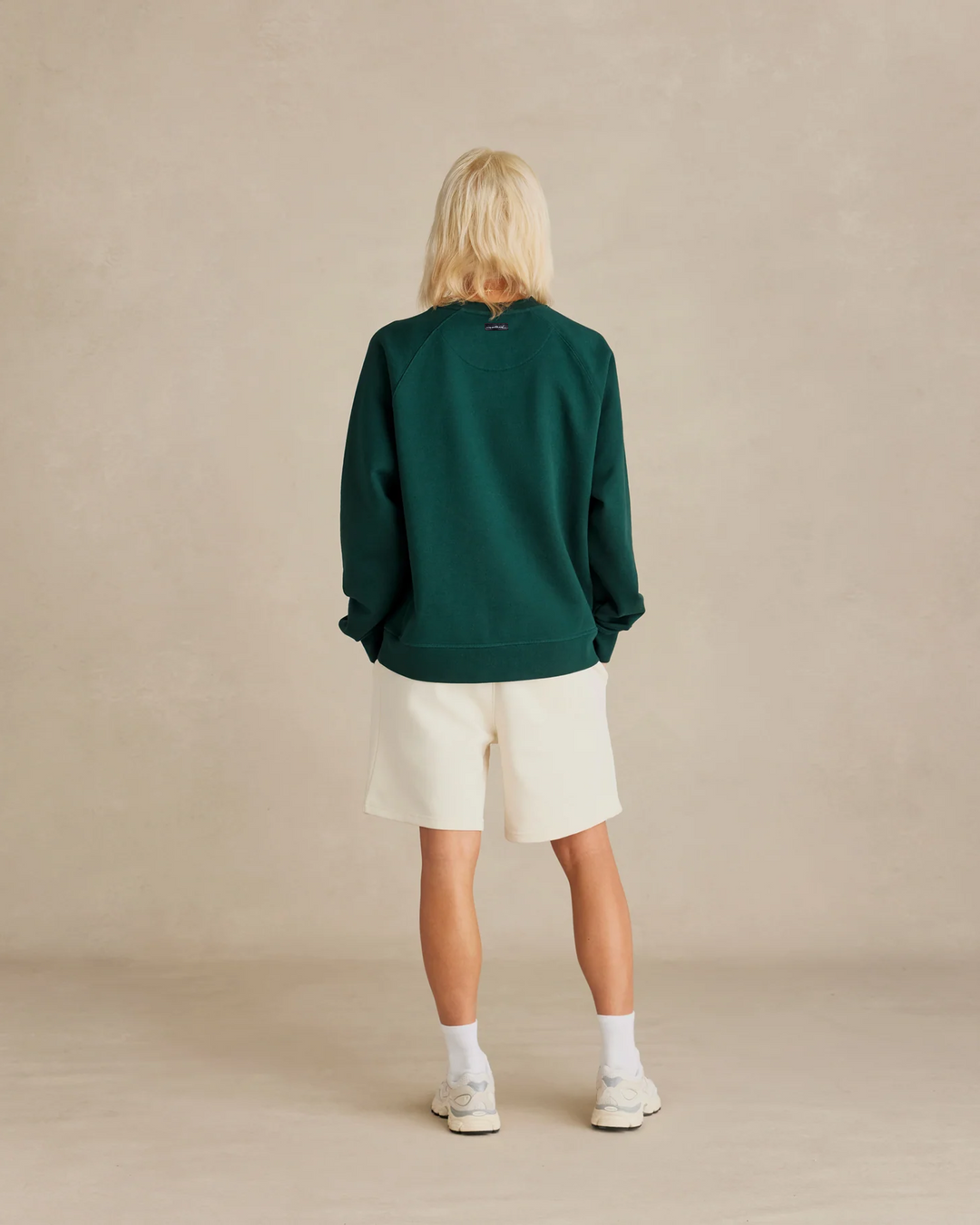 Sketchy Weathered Organic Raglan Terry Crew