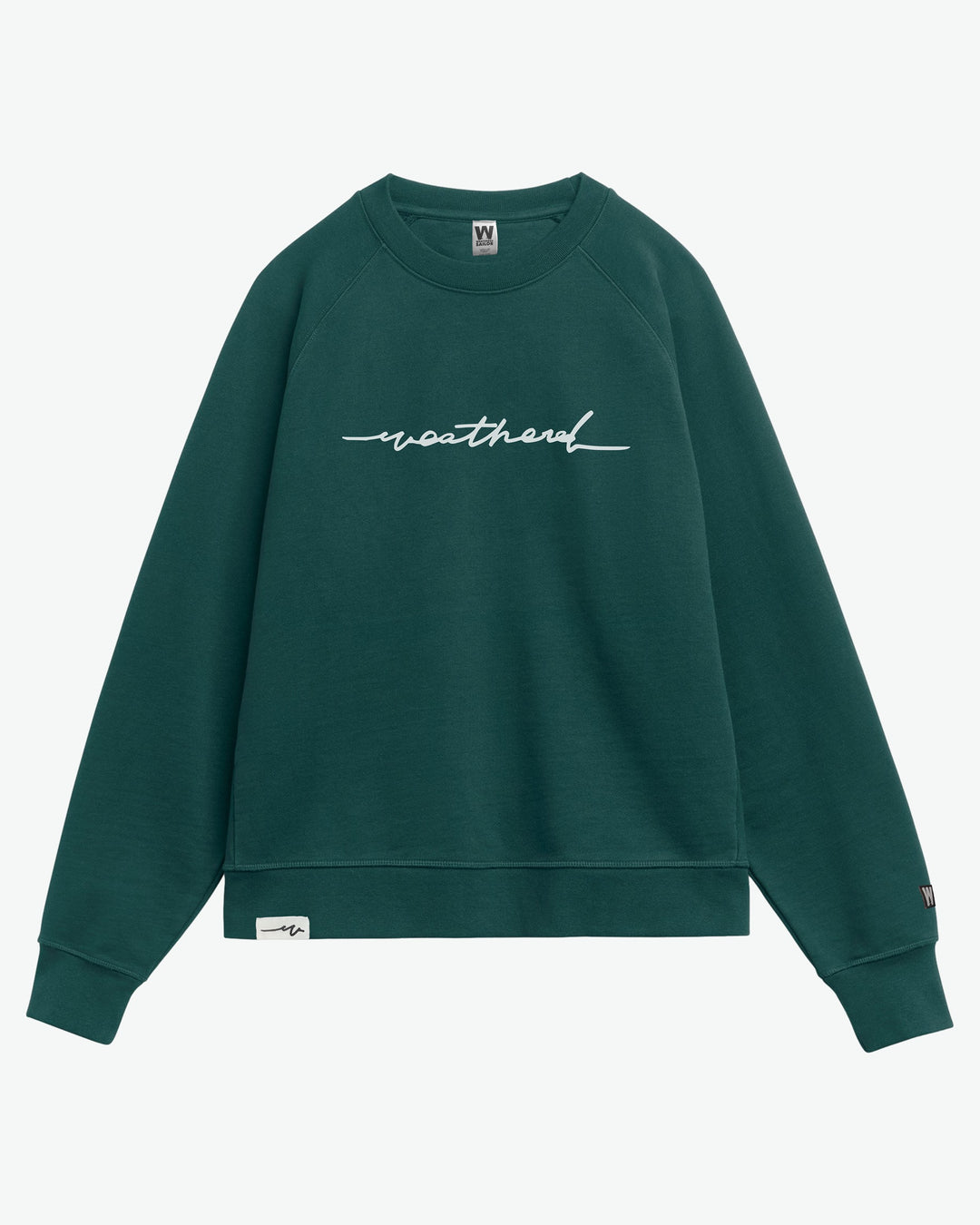 Sketchy Weathered Organic Raglan Terry Crew