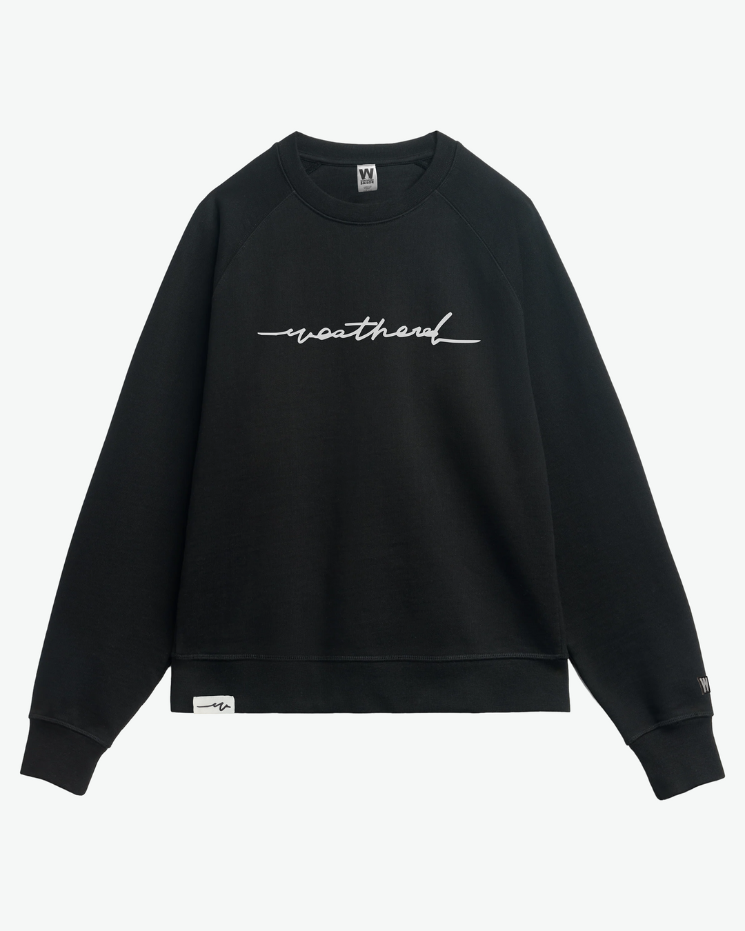 Sketchy Weathered Organic Raglan Terry Crew