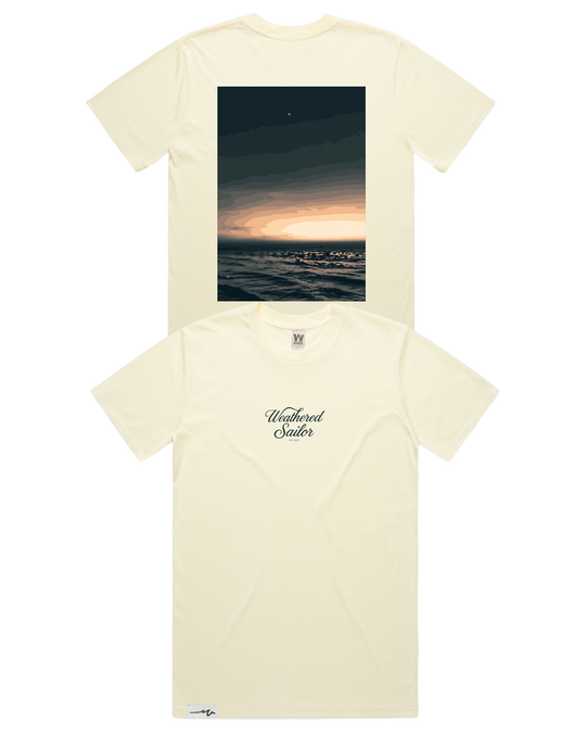 Solace Script Tee, transparent background
