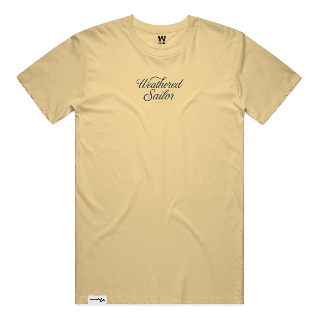 Solace Script Tee, transparent background