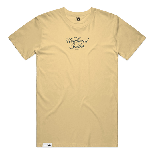 Solace Script Tee, transparent background