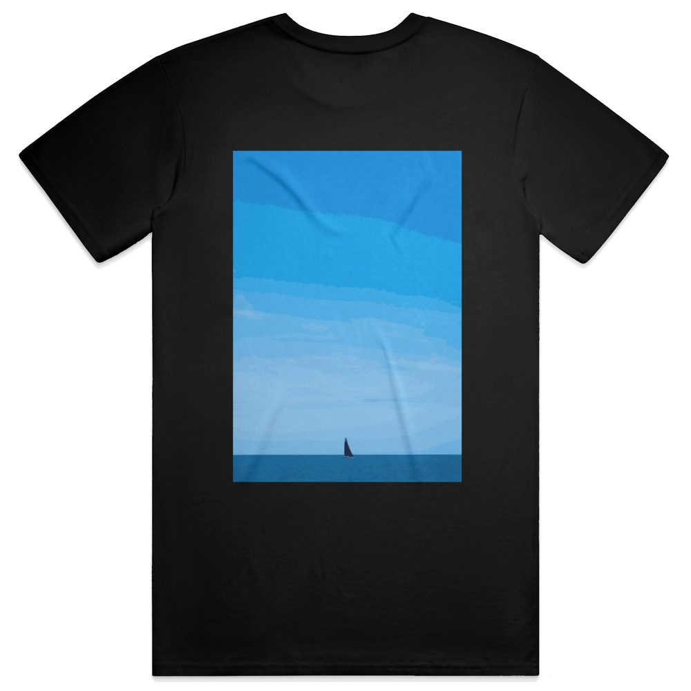 Solitary Script Tee, transparent background