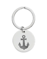 Stainless Steel Anchor/Ahoy Keychain