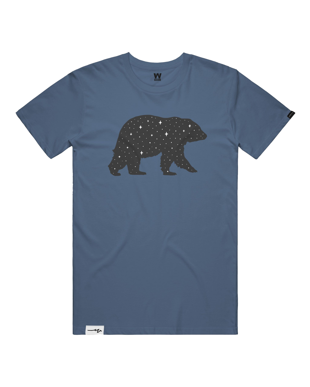 Starry Bear Tee, transparent background