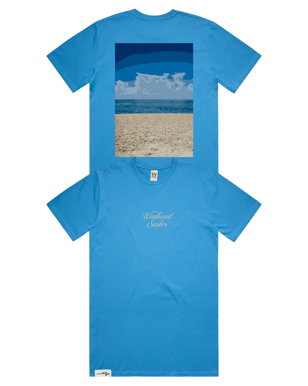 Stillpoint Script Tee, transparent background