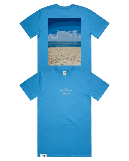 Stillpoint Script Tee, transparent background