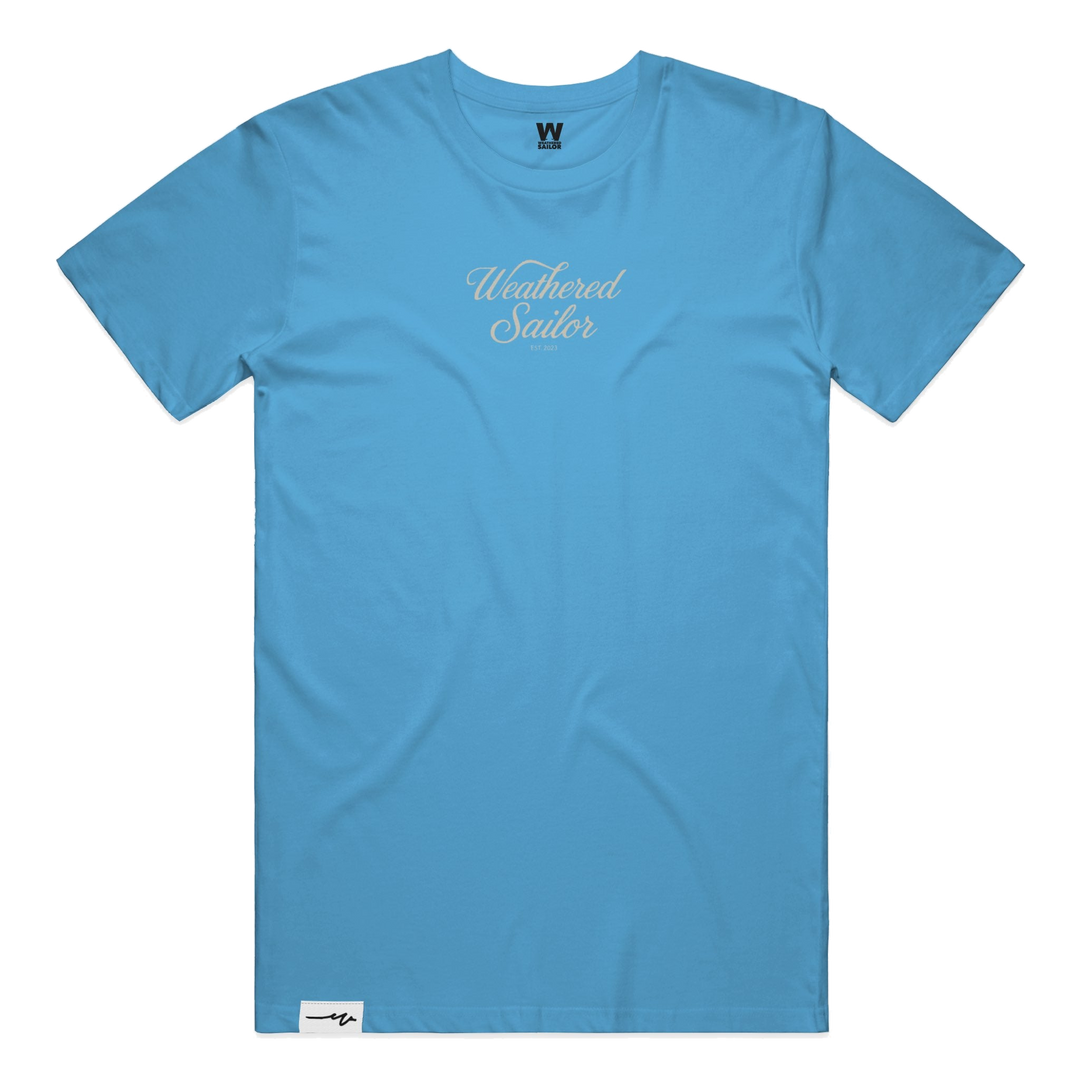 Stillpoint Script Tee, transparent background